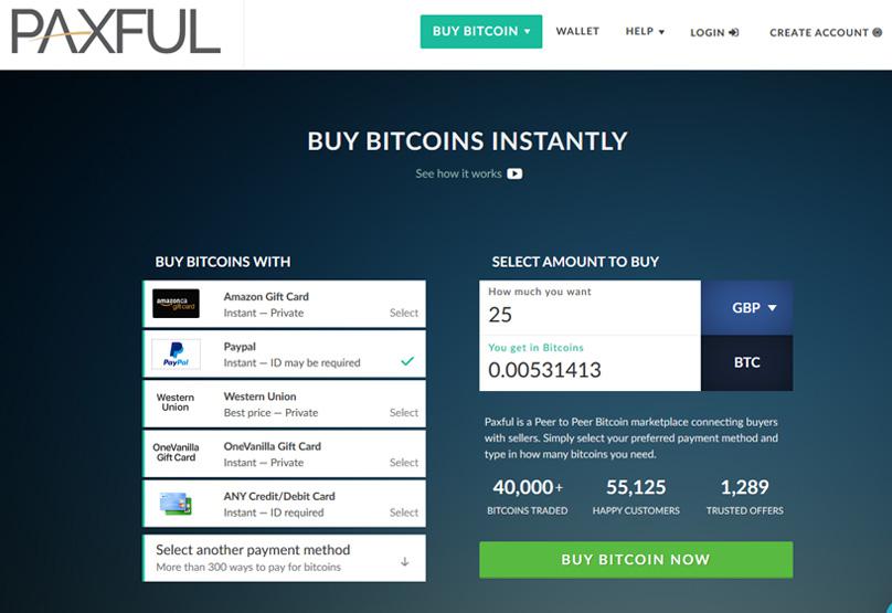 bitcoin wallet accept paypal